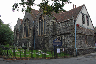 St. Mildred's Church in Canterbury, Kent, England