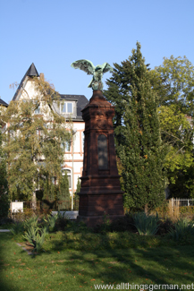 War Memorial for the 1870-71 war against France in the Adenauerallee in Oberursel