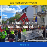 1st CSD in Hochtaunuskreis