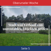 Oberursel wants to examine selling off real estate