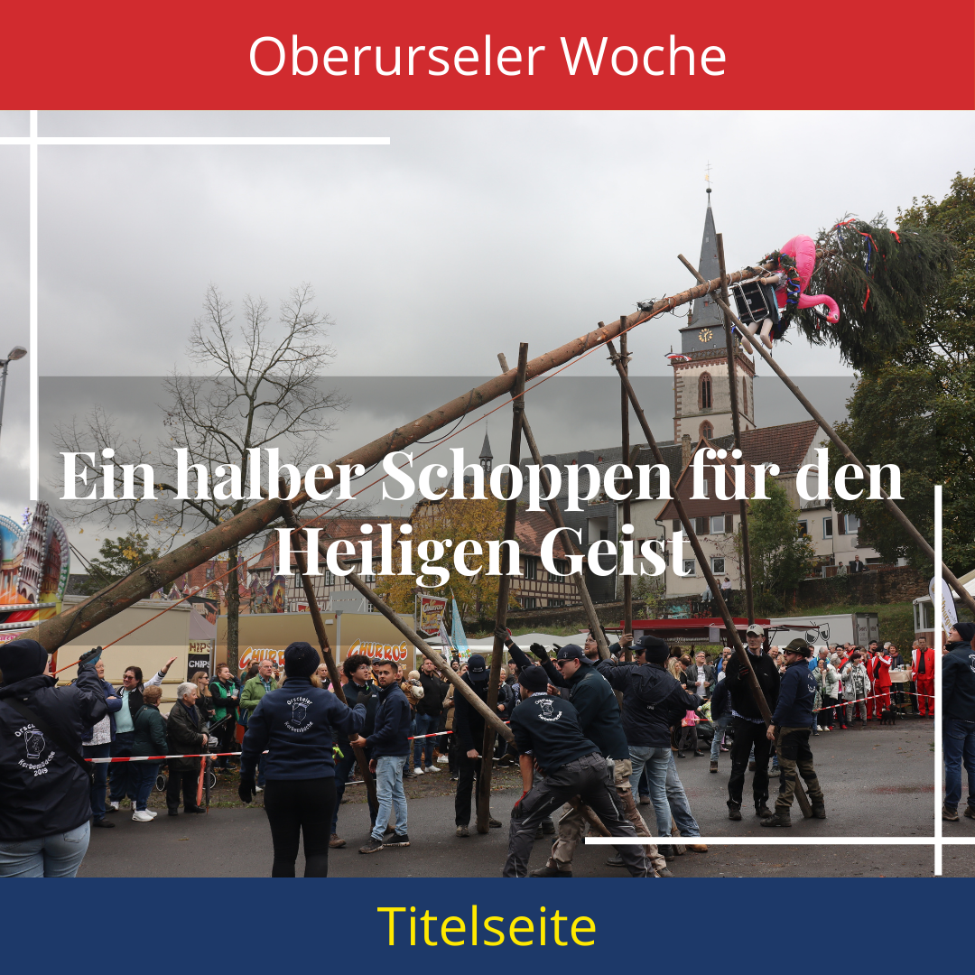 Ein halber Schoppen für den Heiligen Geist