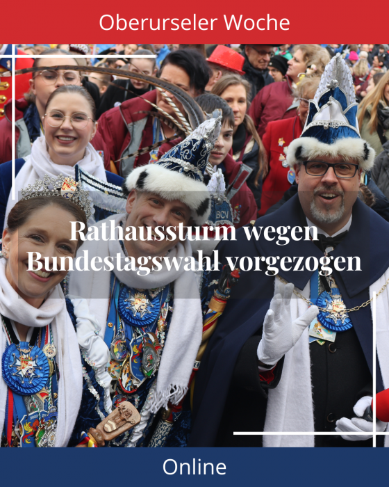 Rathaussturm wegen Bundestagswahl vorgezogen