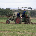 11-year-old Finn giving a ploughing demonstration